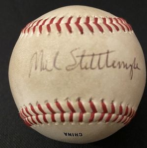 NY Yankees Mets autograph signed baseball